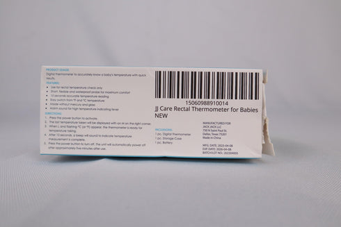 JJ CARE Rectal Thermometer | Rectal Thermometer for Newborn | Rectal Thermometer for Babies